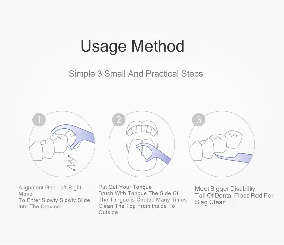 Xiaomi Soocas профессиональная зубная нить эргономичный дизайн Fda тестирование качества еды Стоматологическая Foss выбор зубов Зуб pick s