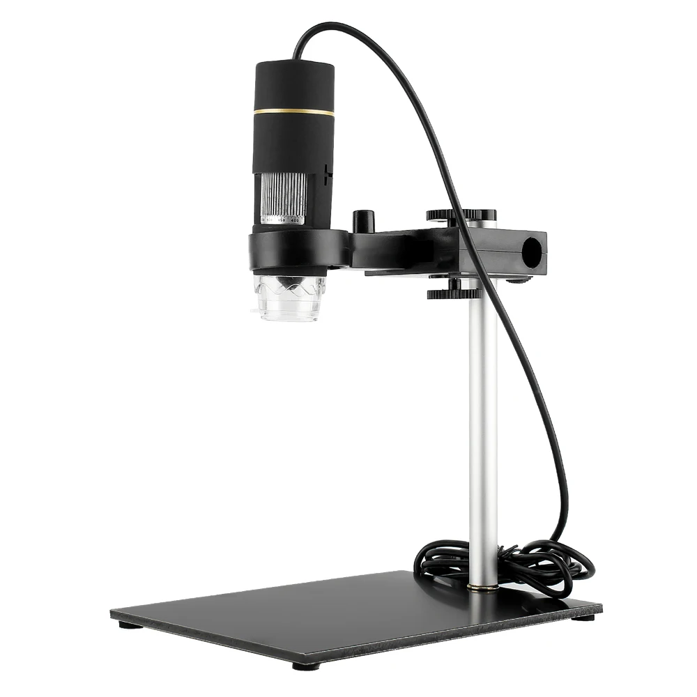 

USB electronic Microscope 0.3MP 1000X 8LED Digital Microscope camera Endoscope OTG Function Zoom Video Magnifier +Stand