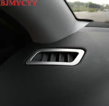 

BJMYCYY 2PCS/SET Stainless steel decoration frame in air outlet of automobile air conditioner For Nissan Qashqai J11 2016-2018