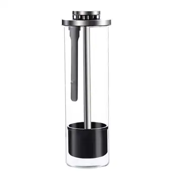 

Visible Glass Chopsticks Cage With Lid Cutlery Storage Tank Household Cartridges Drain Rack Kitchen Supplies
