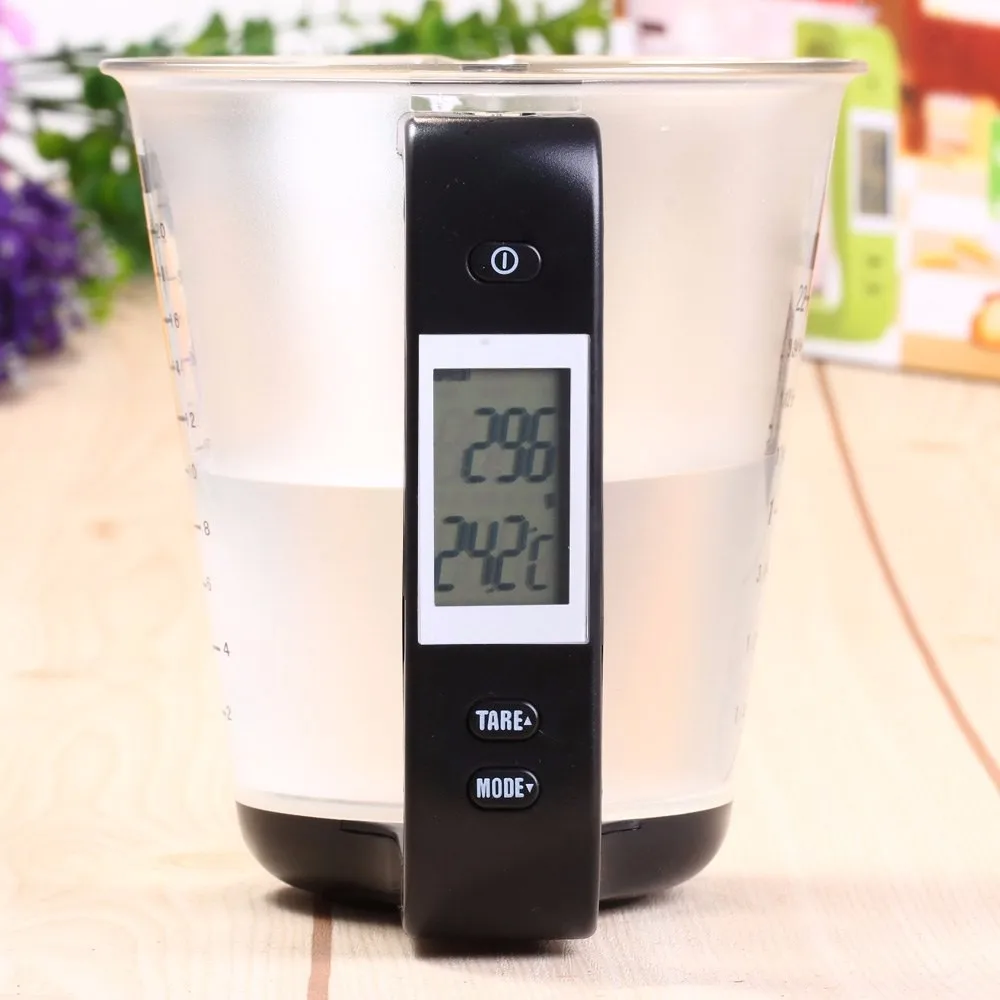 Мерный стакан кухонные весы цифровой стакан весы электронные весы с ЖК-дисплеем температура
