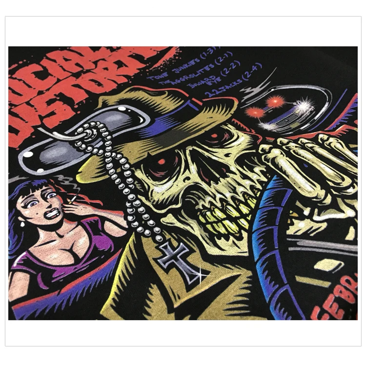 Череп водителя «Social Distortion» рок толстовки chandal куртка hardrock Death панк черный металлический Свитшот флис sudadera