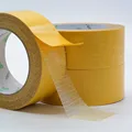 1 stücke 50 M Wasserdicht Nahtlose Teppich Boden Mesh Fasern Grid faser doppelseitigem klebeband filament band|Band| -