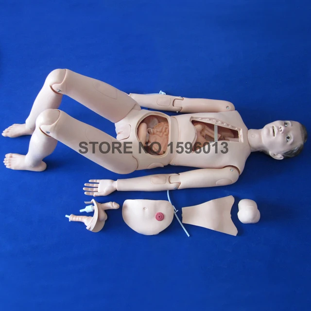 flexible patient care training model male nursing training manikin