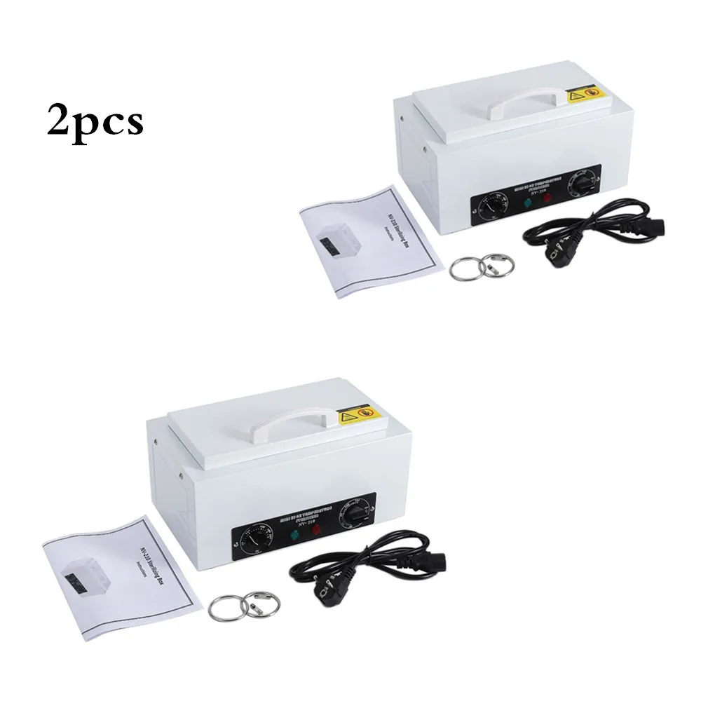 1 шт/2 шт/3 шт EU Plug 300 Вт высокотемпературный стерилизатор для маникюра с горячим воздухом дезинфекционный Шкаф Оборудование для дизайна ногтей HWC - Цвет: 2pcs