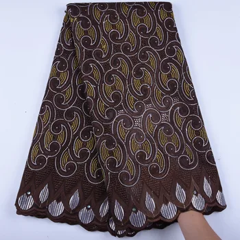 

Swiss Voile In Swizterland High Quality Cotton African Lace Fabric Embroidery African Nigerian Lace Fabric For Men Dress 1602B