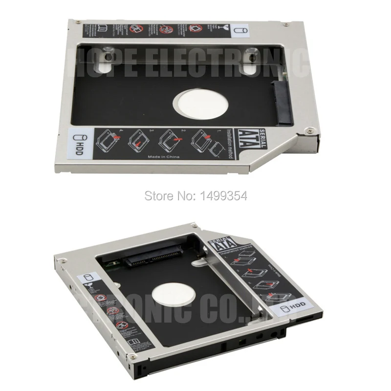 Адаптер SSD Caddy для DELL Inspiron 15R 3537 5521 3 0 2nd HDD толщина 9 5 мм|thick| |