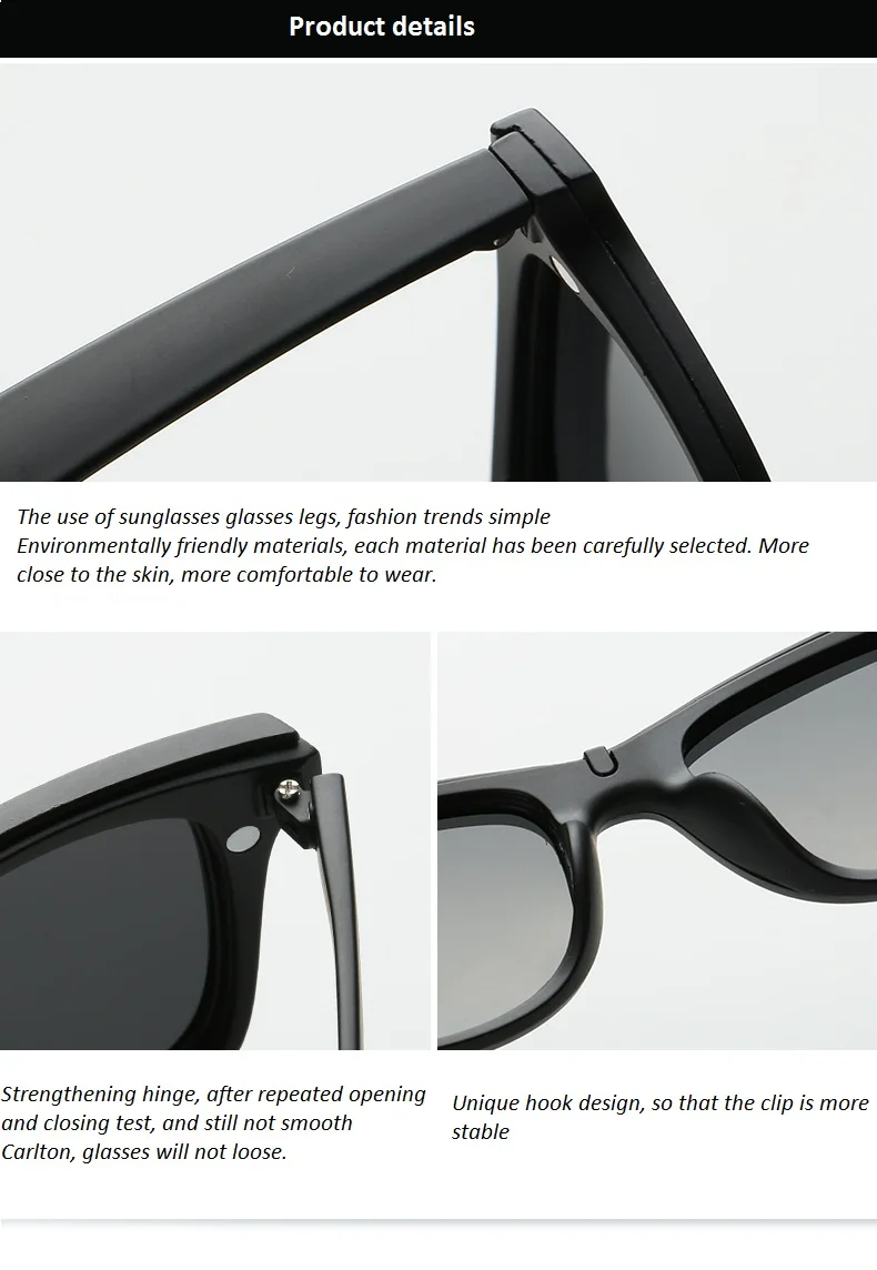 Новинка 5+ 1 ретро поляризованные очки с зажимом для близорукости, брендовые солнцезащитные очки, оправы для очков с зажимом, солнцезащитные очки для мужчин и женщин, очки с магнитным зажимом