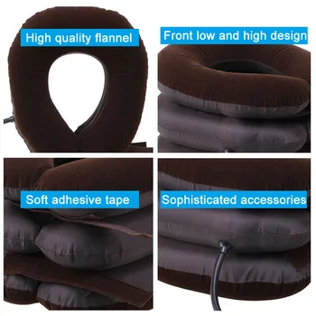 

Good Healthy Neck Collar Massager Brace Support Cervical Air Traction Therapy Device