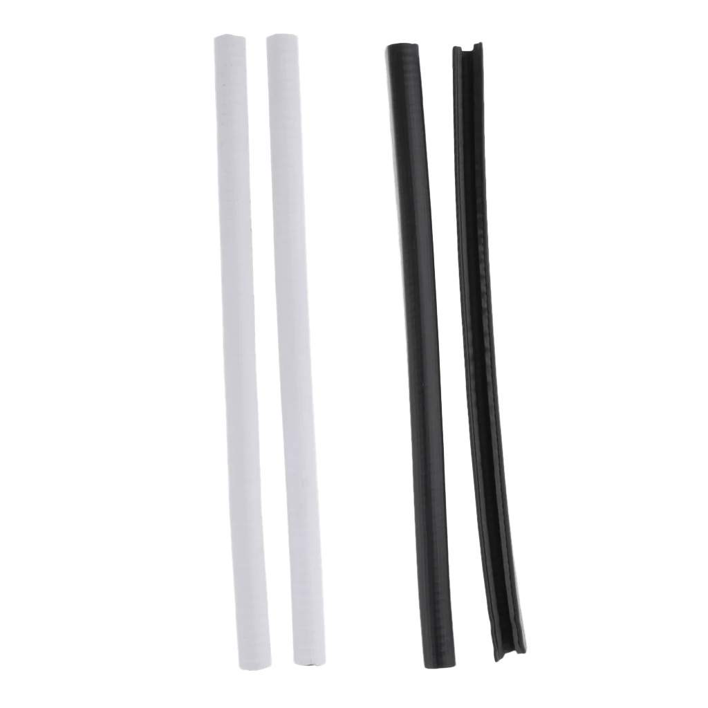2pcs Rubber Longboard Skateboard Deck Protector Strip Nose Guard Tail Guard Outdoor Sports Small Tools