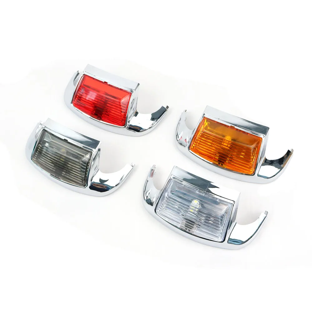 

Motorcycle LED Front Fender Tip Light Lamp Edge For Harley FLHTCU Ultra Classic Electra Glide FLSTC Softail Classic