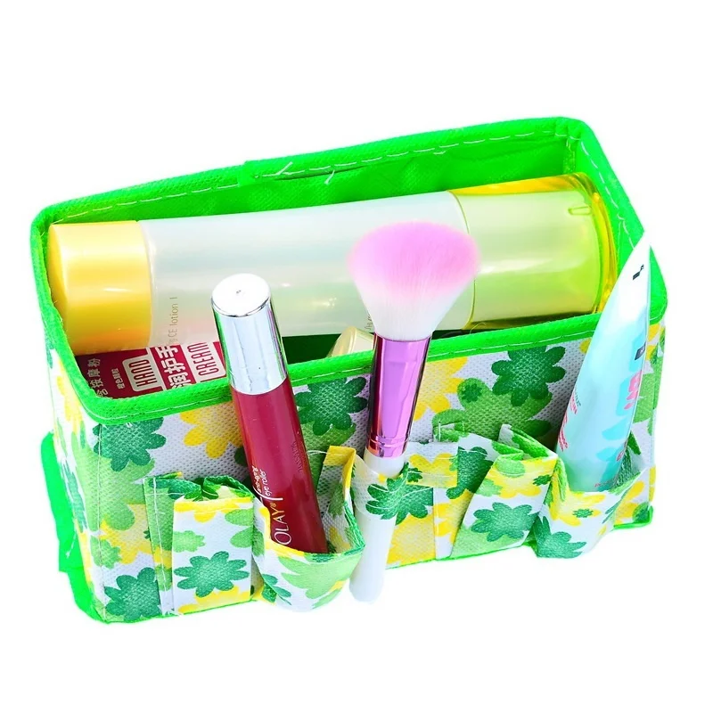 

2019 Multifunction Makeup Cosmetic Container Storage Box Bins Make Up Organizer Holder Zipper Portable Make Up Storage Bag