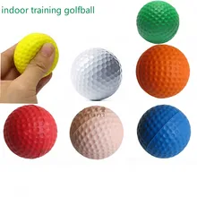Golf ball PU ball soft ball indoor practice ball color sponge ball swing exercise field ball indoor training golfball