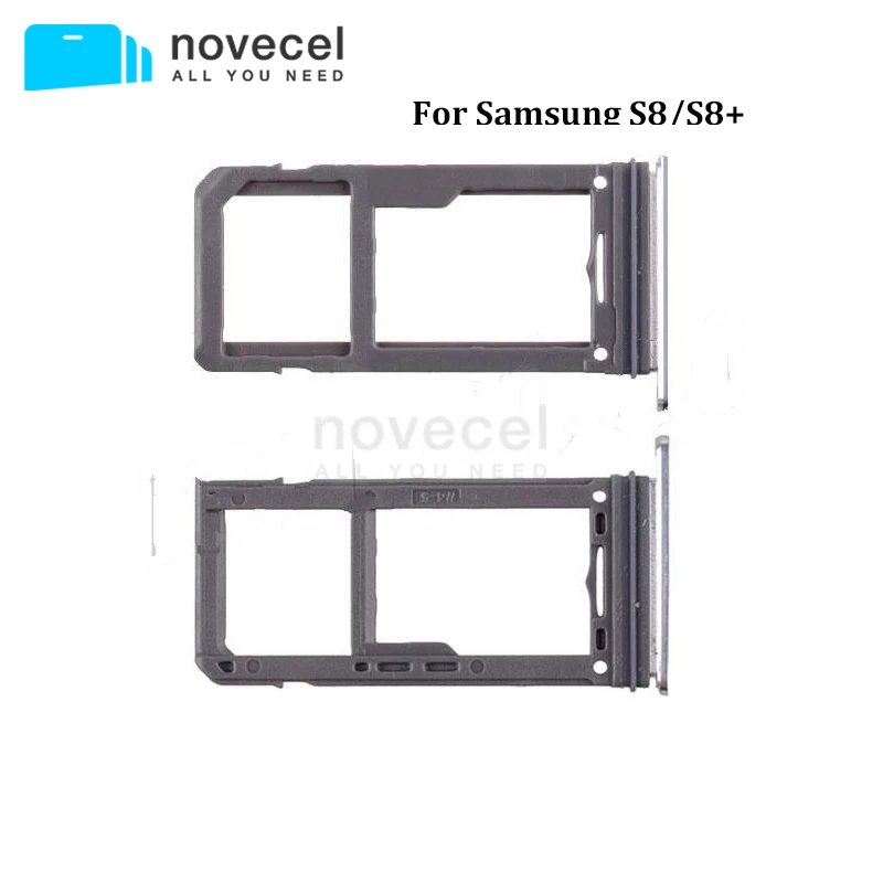 

Sim Card Tray and MicroSD Card Tray for S8 G950/ S8 Plus G955 - Silver