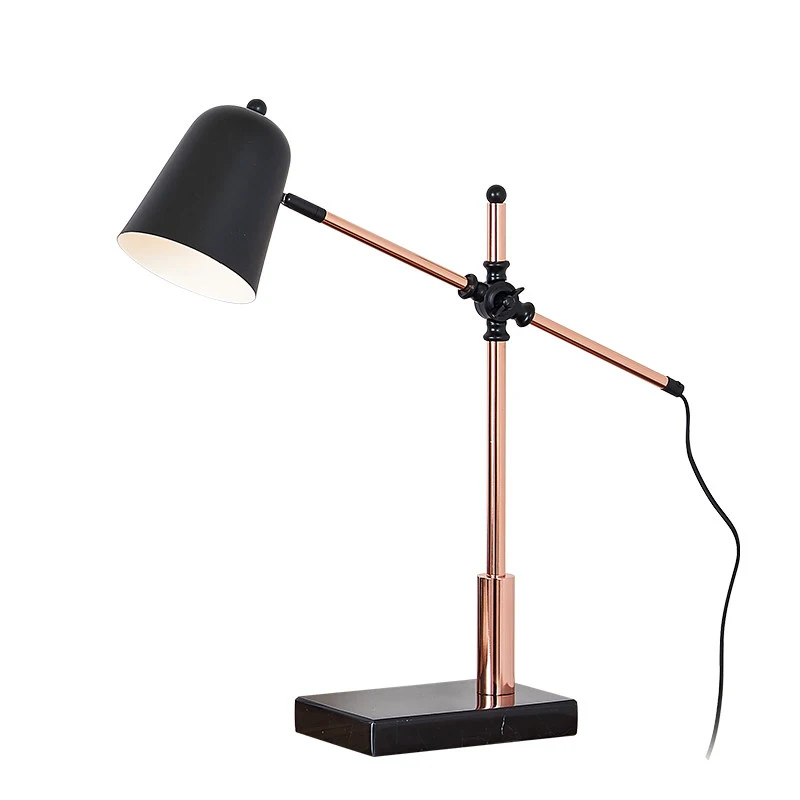 Simple Table Lamp American Table light Flexible Swing Arm Desk Lamp Arm