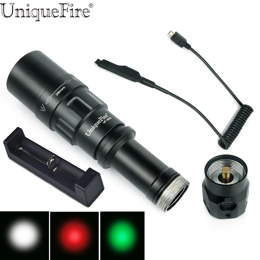 

UniqueFire 3 Mode Tactical XPE LED Flash Light Torch Zoom Rechargeable Powerful USB LED Flashlight Lanterna For Outdoor Travel