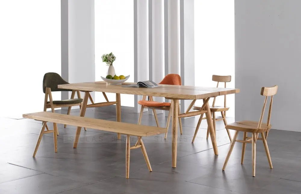 Nordic Wood Dining Table Long Square Tables Ash Nordic Wood Dining Table Long Square Tables Ash Minimalist European Designer Furniture In Nail From On Aliexpress