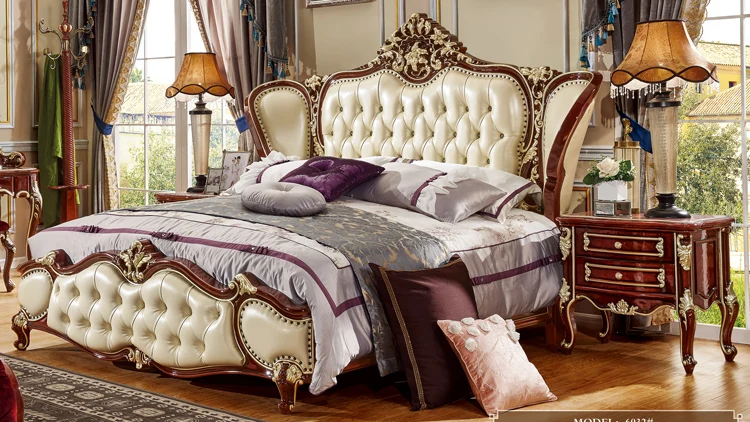 أعلى جودة أثاث المنزل ، منحوتة غرفة نوم مجموعة/تصميم الحديثة نوم مجموعة سرير خشبي الإطار-6032 أعلى جودة أثاث المنزل ، منحوتة غرفة نوم مجموعة/تصميم الحديثة نوم مجموعة سرير خشبي الإطار-6032
