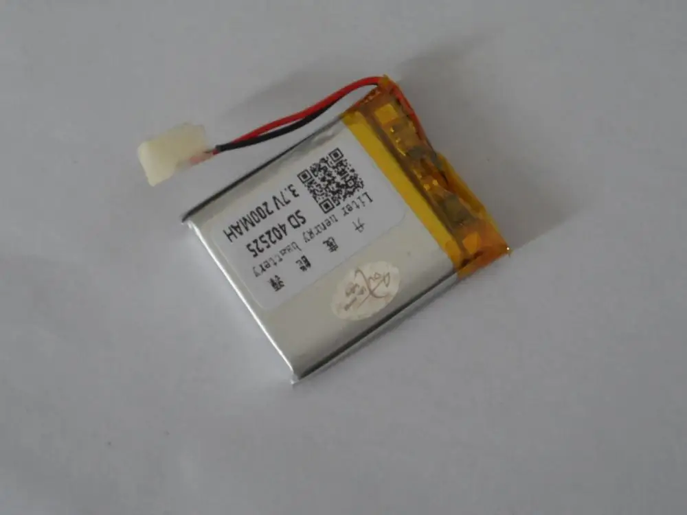 

3.7V rechargeable battery Battery 042525 MP4 MP3 battery 402525 200mah 3.7V Lithium Battery