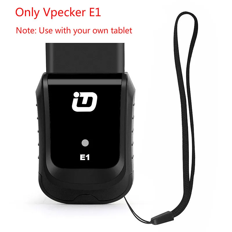 VPECKER E1 V11.1 Диагностика WiFi сканер с планшет OBD2 сканер Поддержка двигателя ABS воздушная подушка SRS DPF EPB OBD Автомобильный сканер - Цвет: Vpecker E1 Only