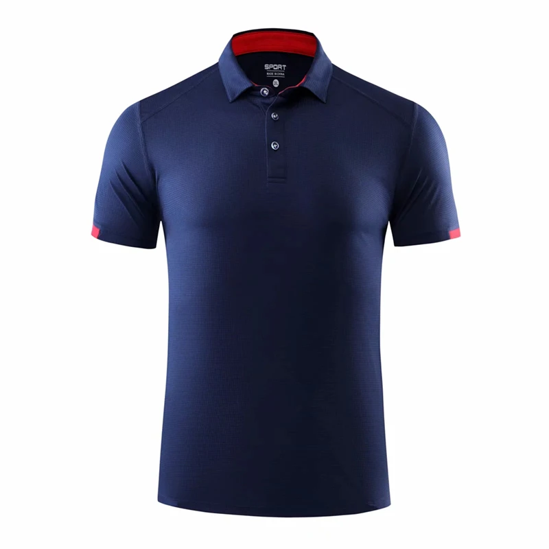 Мужские wo мужские теннисные майки с коротким рукавом для гольфа, спортивная одежда, рубашка для бадминтона, футболка для бега на открытом воздухе, спортивная одежда, быстросохнущая - Цвет: S219 navy blue