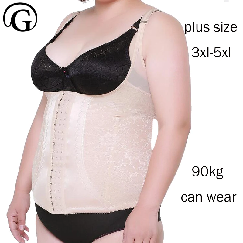PRAYGER plus size 5xl Women Tummy Control lift bras Underbust Slimming Top Abdomen control Corset bones Bustiers Body Shaper Body : image PRAYGER plus size 5xl Women Tummy Control lift bras Underbust Slimming Top Abdomen control Corset bones Bustiers Body Shaper Body