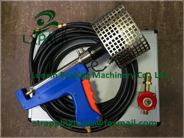 Shrinkfast heat shrink tool for heat shrink film Ripack shrink guns flame welding equipment 40