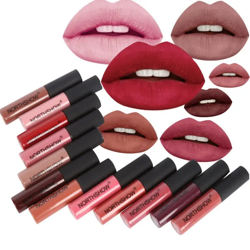 

Liquid Matte l ipstick Waterproof Sexy Red l ip Color l ipgloss Moisturizer Velvet Matte l ip Gloss Tint Makeup
