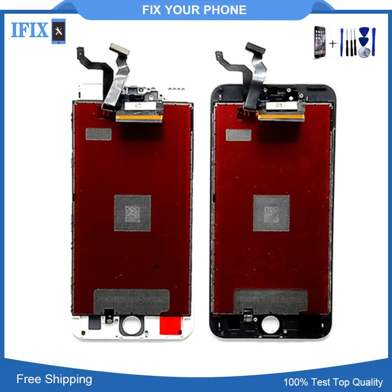 

For AUO For iPhone 6S Plus LCD No Dead Pixels True 3D Touch Screen Assembly Replacement Parts + Tempered Glass + tools