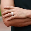 Popular Unisex Jewelry Ring With Standard USA Size 6-11 Luxury White Broad Ceramic Accessories Rings For Party Design ► Photo 2/6