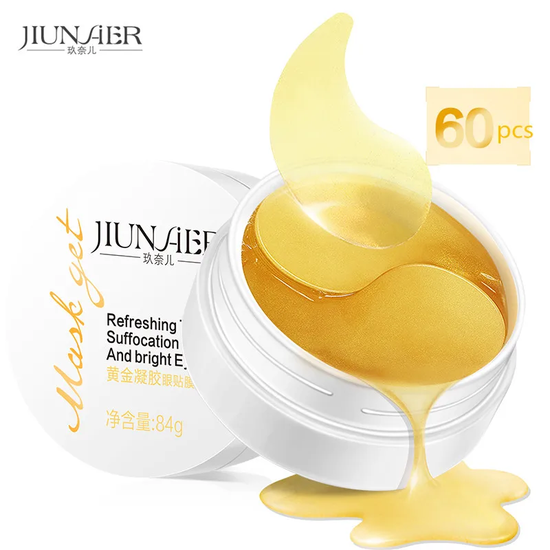 

Zonale Gold Aquagel Collagen Eye Mask Ageless Sleep Mask Eye Patches Dark Circles Face Care Mask To Face Skin Care Whitening