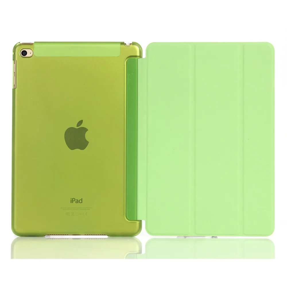 GOOYIYO - 2018 New Case For iPad Mini 4 Original PU Leather Case Matte Back Protect Shell Trifold Stand Ultra Slim Smart Cover GOOYIYO - 2018 New Case For iPad Mini 4 Original PU Leather Case Matte Back Protect Shell Trifold Stand Ultra Slim Smart Cover
