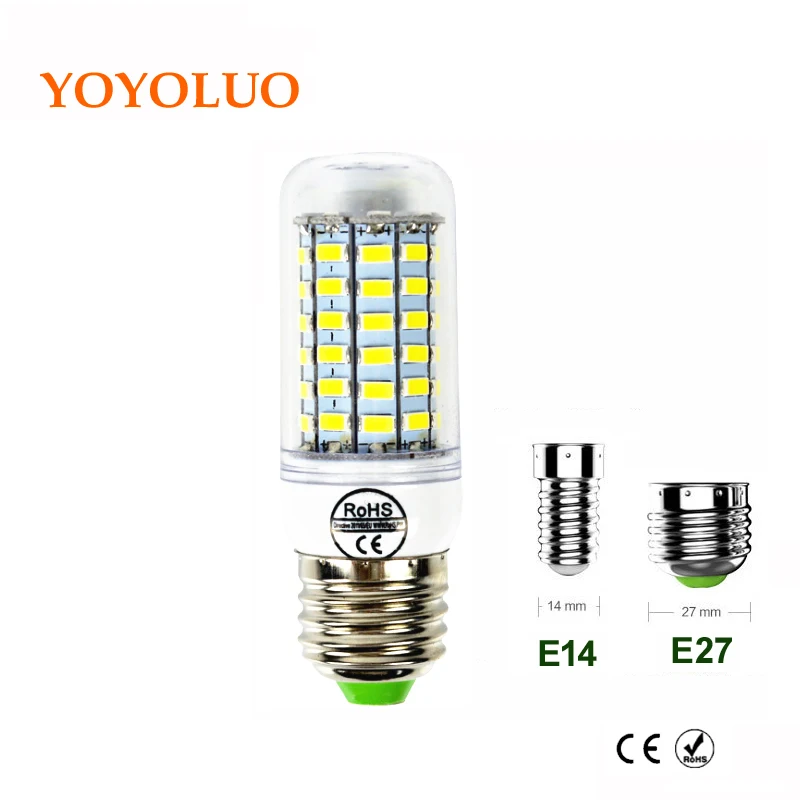 wholesale led bulb E14 SMD 5730 24led 36led 48led 56led 69led 220V 230V