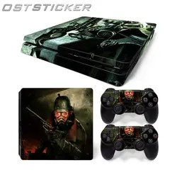 OSTSTICKER Прямая доставка виниловые наклейки кожного покрова для sony Игровые приставки 4 Slim консоли и 2 шт. контроллер наклейки