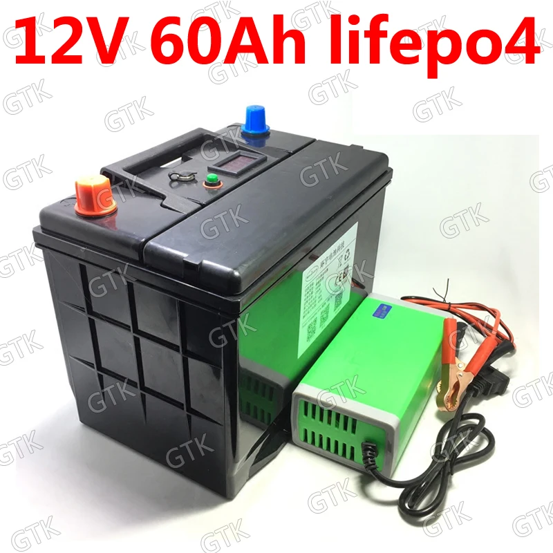 GTK 12 8 в В 60 ач lifepo4 батарея не 80 Ач BMS для резервного питания инвертор RV лодки