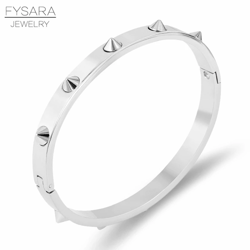 FYSARA, титановые стальные шипы, браслеты для ногтей для женщин, Pulseiras Noeud, нарукавная повязка, модные браслеты и браслеты для мужчин, панк-рок, ювелирные изделия