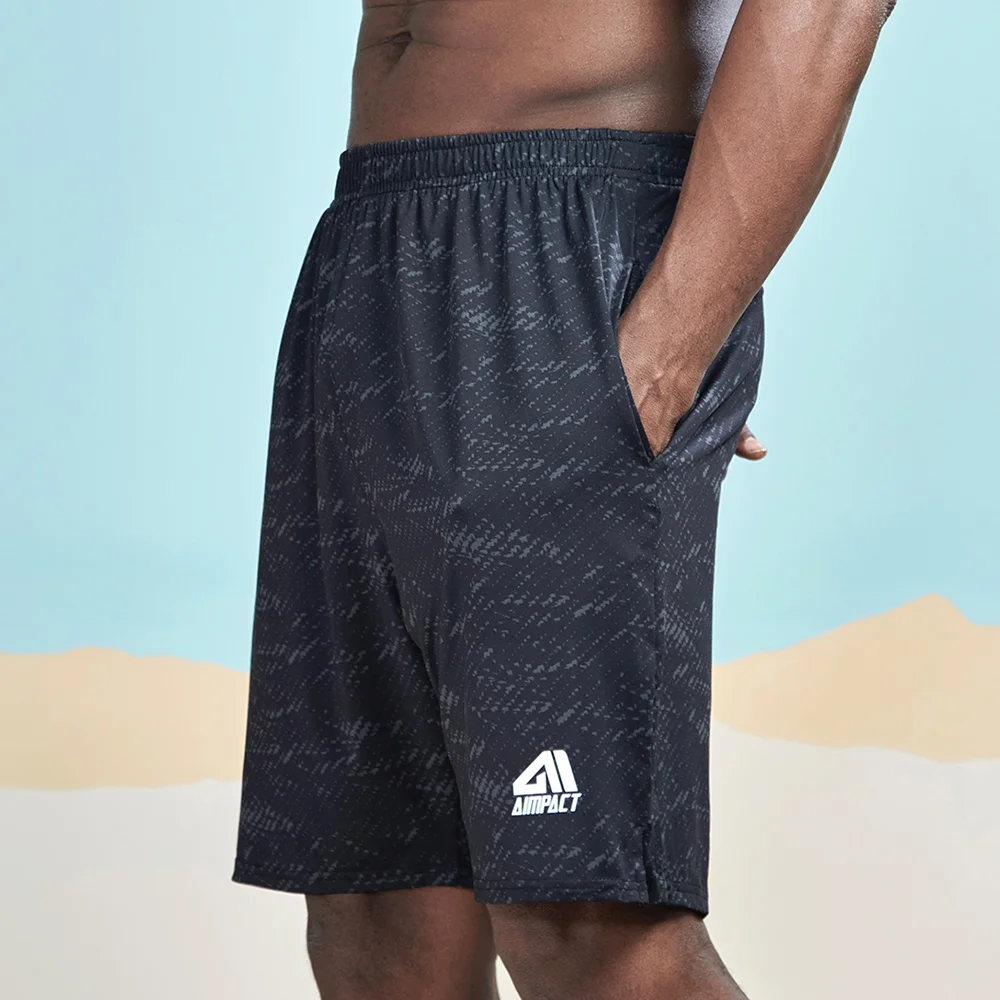 Man Active Fitness Training Workout Running Track Shorts (16)
