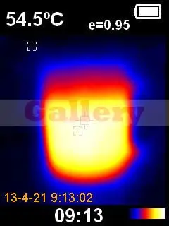 Портативная инфракрасная тепловизор Ht-02 изображений камера диапазон от 20 до 300 градусов Цельсия с 2,4 дюймовым цветным ЖК-дисплеем