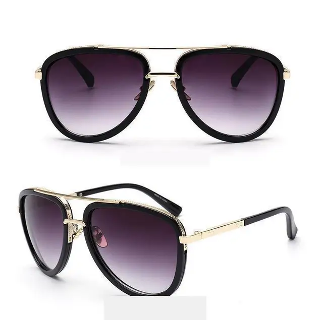 2017 Vintage Aviator Sunglasses Women Brand Designer Oculos Feminina ...