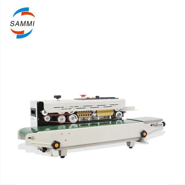  Semi auto continuous plastic bag heat sealer plastic film sealer