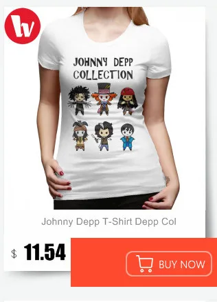 Джонни Деппом футболка Пираты Карибского Коллекция футболка 100 хлопок короткий рукав Для женщин футболка Графический размера плюс Мода женская футболка