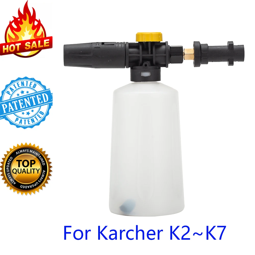 Snow foam lance/ foamer gun cannon/ Foam Generator/ Foam Nozzle/ CarWash Soap Sprayer for Karcher K-Series High Pressure Washer