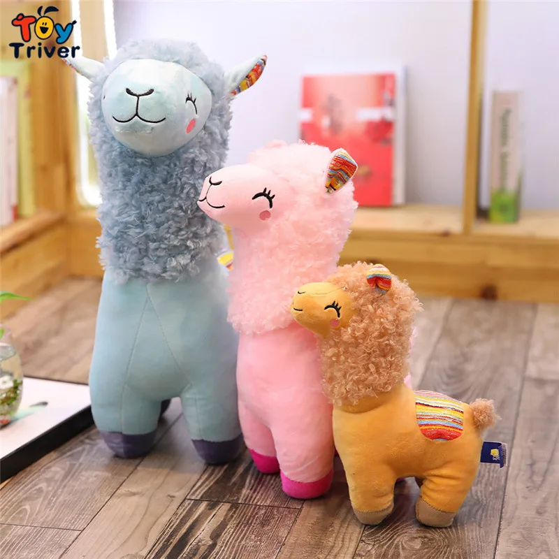Kawaii Альпака овечка баранина лама мягкие животные куклы плюшевые игрушки Triver