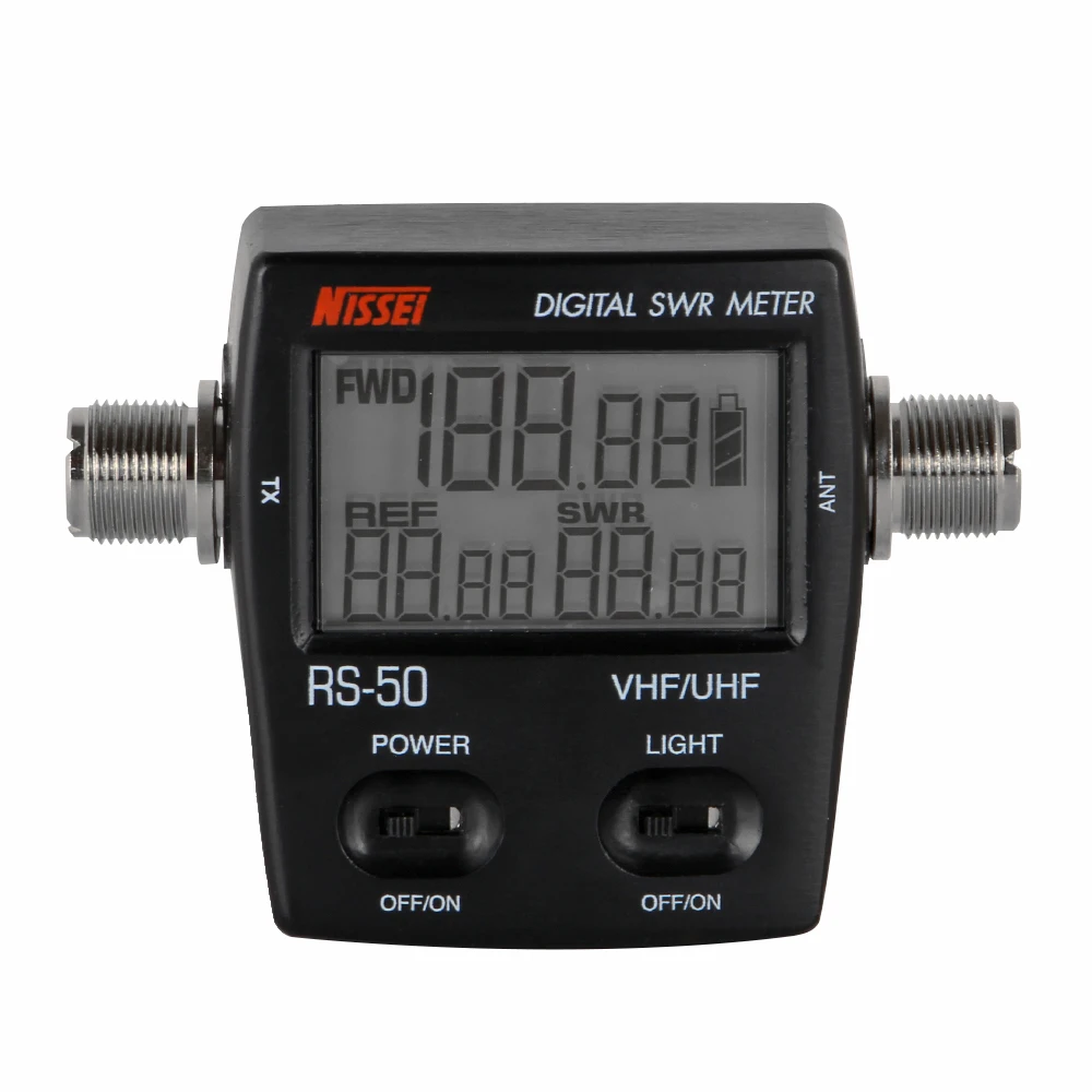 

RS-50 Digital LED Backlight SWR Standing Wave Ratio electricity power meter kwh single phase 120W for HAM UHF/VHF USB Interface