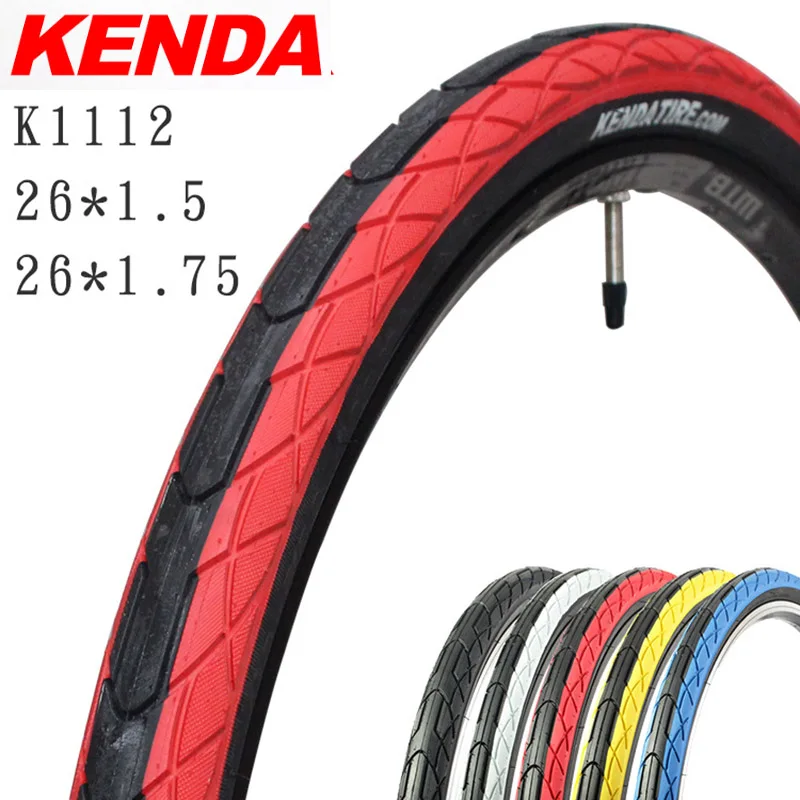 KENDA 2" K1112 1 шт. шины для горного велосипеда 26*1,5 26*1,75 2 стиля складные/разворачивающиеся шины 30/60tpi черные красные синие желтые белые шины