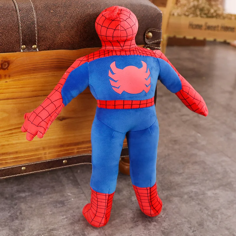 1 шт. 50-100 см Высокое качество супер герой Человек-паук персонаж фильма мягкие Человек-паук плюшевые игрушки кукла, подарок на день рождение для детей