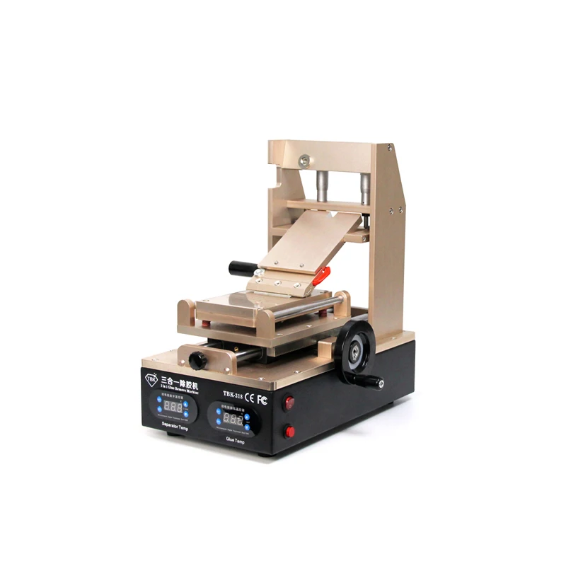  TBK-318 Vacuum LCD Screen Separator + Preheater +OCA Glue Polarizer Remover 3 in 1 Mobile Phone LCD