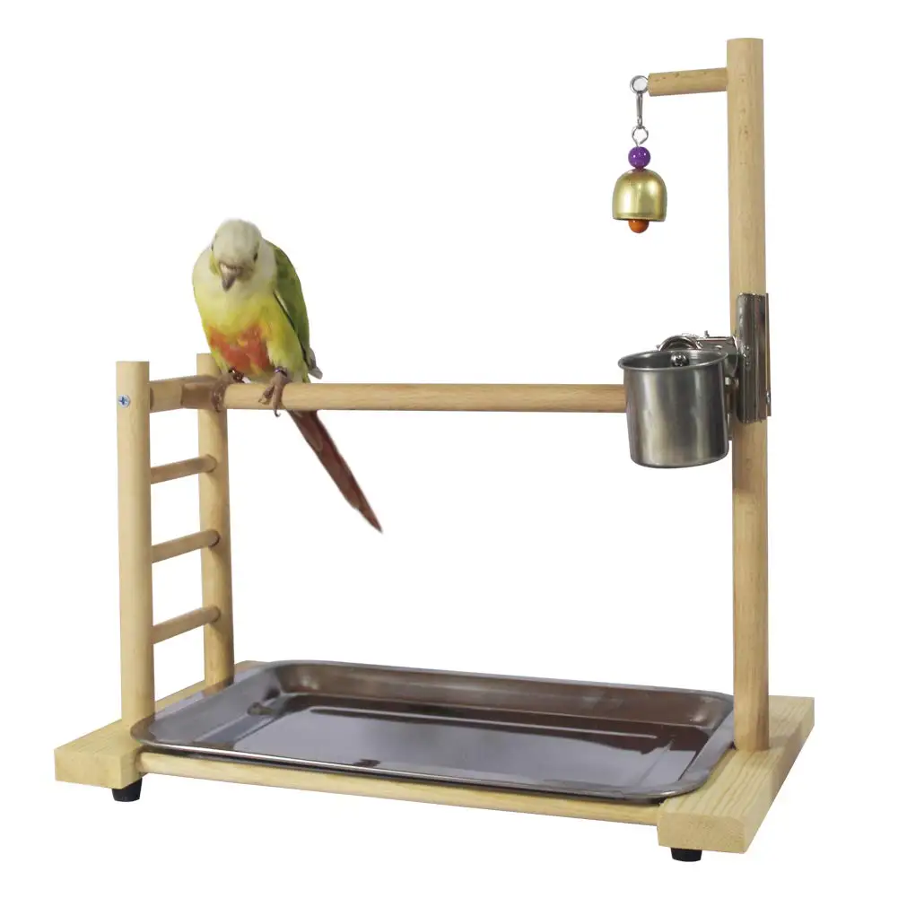 Игровая площадка для птиц Настольная кормушка поднос попугаев и окуня