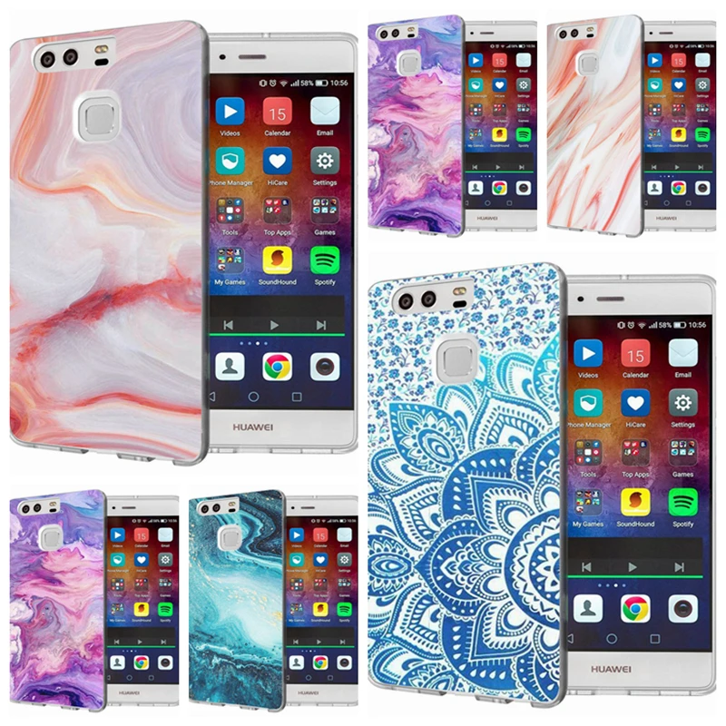 Чехол для Huawei P9 Lite/P8 Lite/P10Lite Y5 II 2 Y5ii Y6 компактный мягкий чехол из ТПУ с узором
