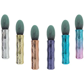 

plastic handle synthetic hair powder cosmetic brushes blush makeup tools PVC box packing